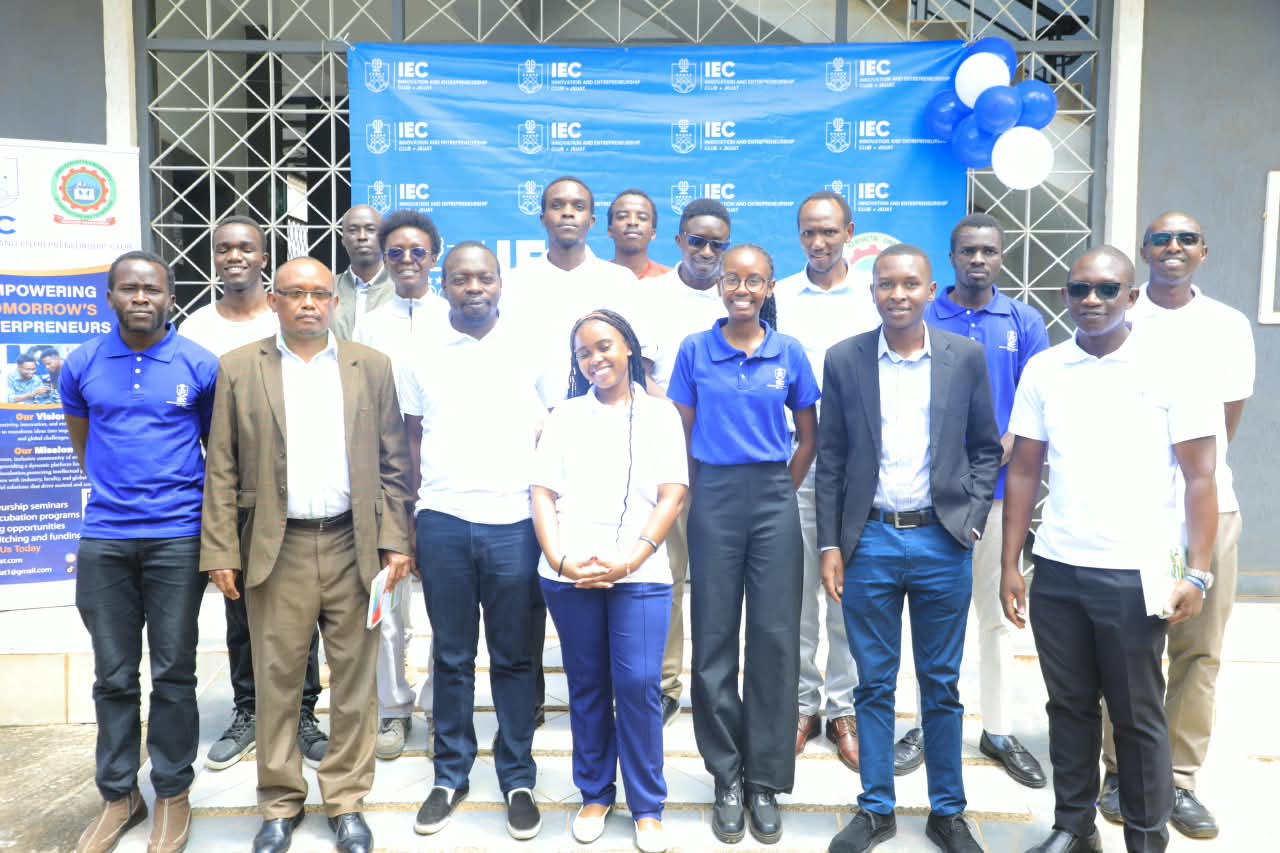 IEC JKUAT members at a club event
